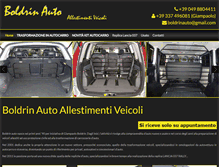 Tablet Screenshot of boldrinauto.it